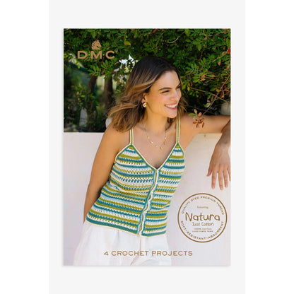 DMC Anleitung 4 Projekte, Natura Spring / Summer 2026 – Sommertops für Damen (DE/EN/NL)