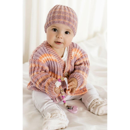 Twister Baby-Jacke und Mütze – Originalanleitung von © Austermann by Schoeller