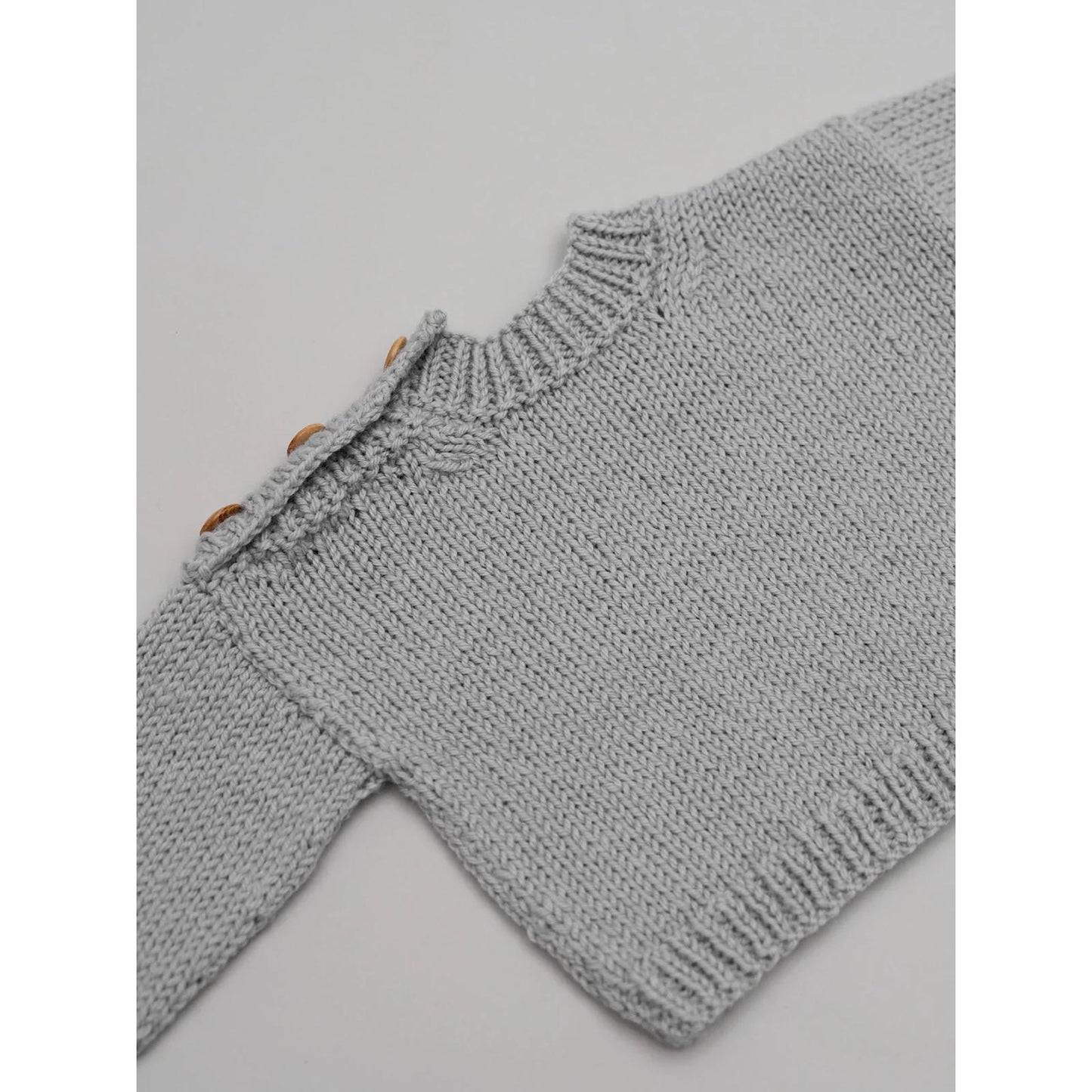 WYS, Billy Babypullover im Garter-Stitch-Look, digitale Strickanleitung