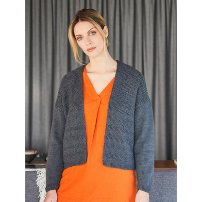 WYS, Anleitungsheft  ColourLab Aran - Anni Chevron Cardigan (EN)