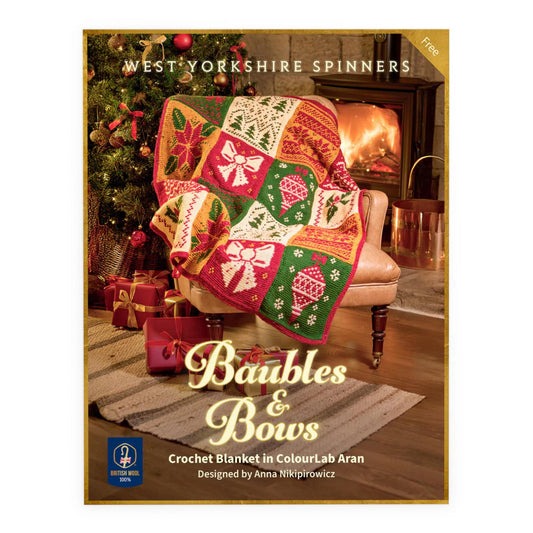 WYS, weihnachtliche Decke, digitale Häkelanleitung