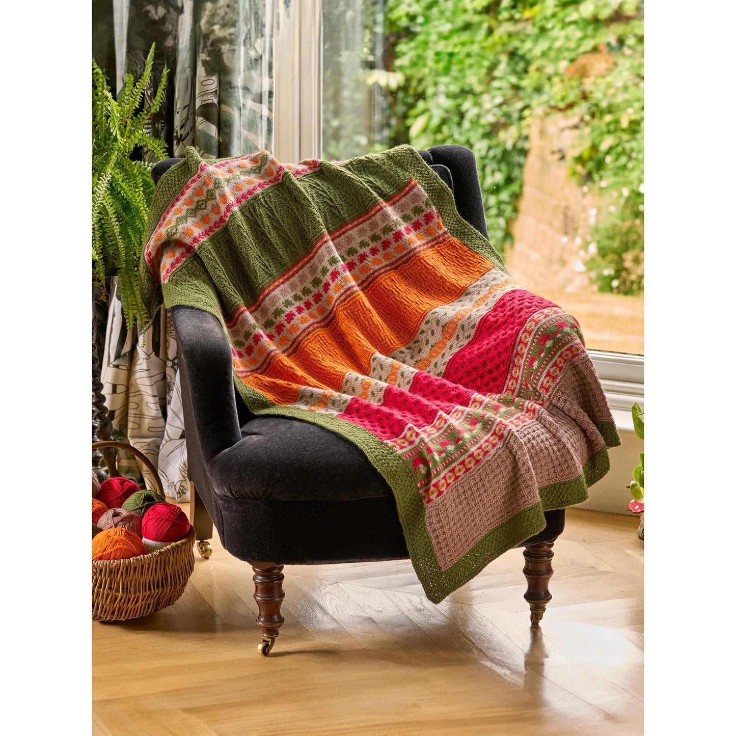 WYS, Forager Blanket KAL, von Chloé Elizabeth Birch, digitale Strickanleitung