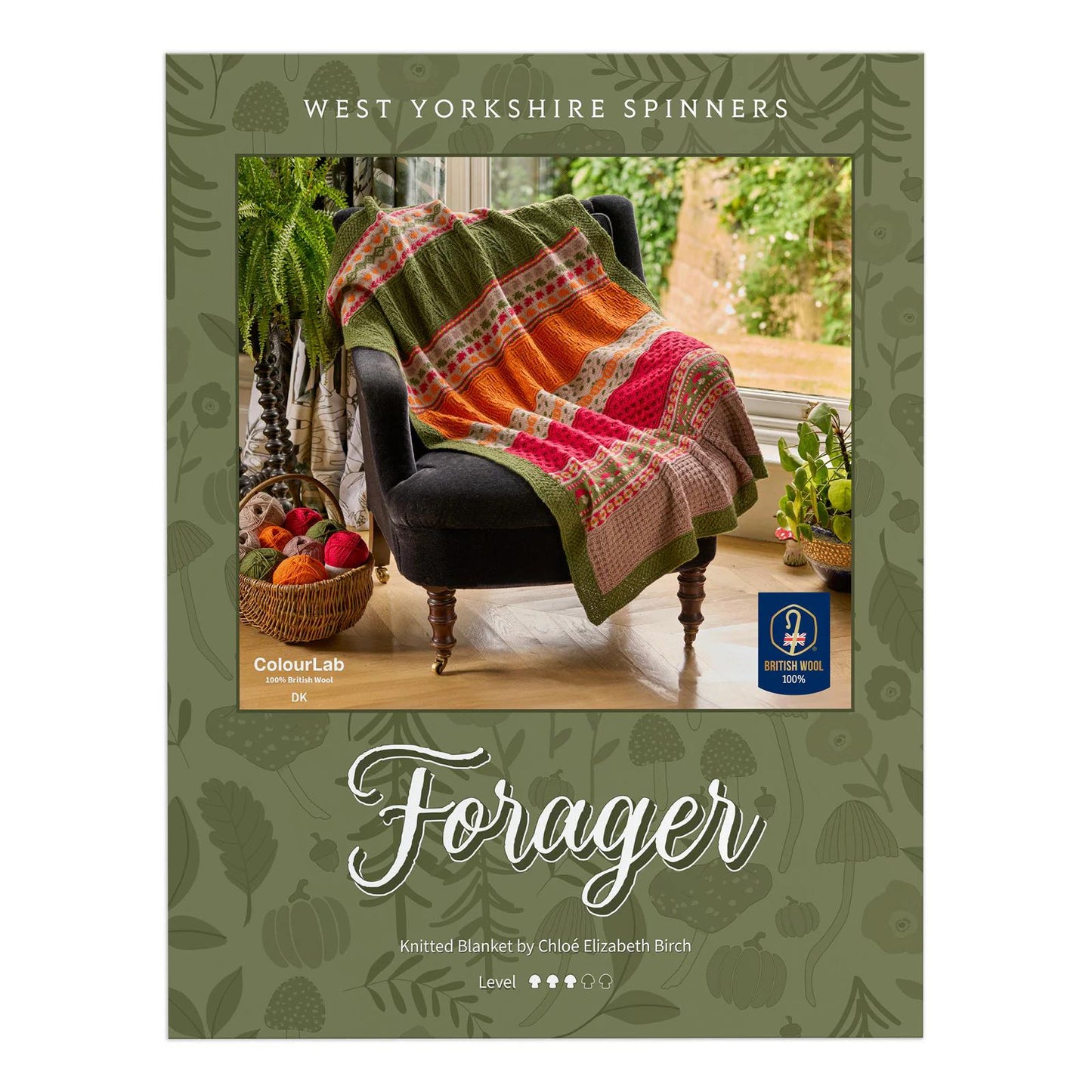 WYS, Forager Blanket KAL, von Chloé Elizabeth Birch, digitale Strickanleitung