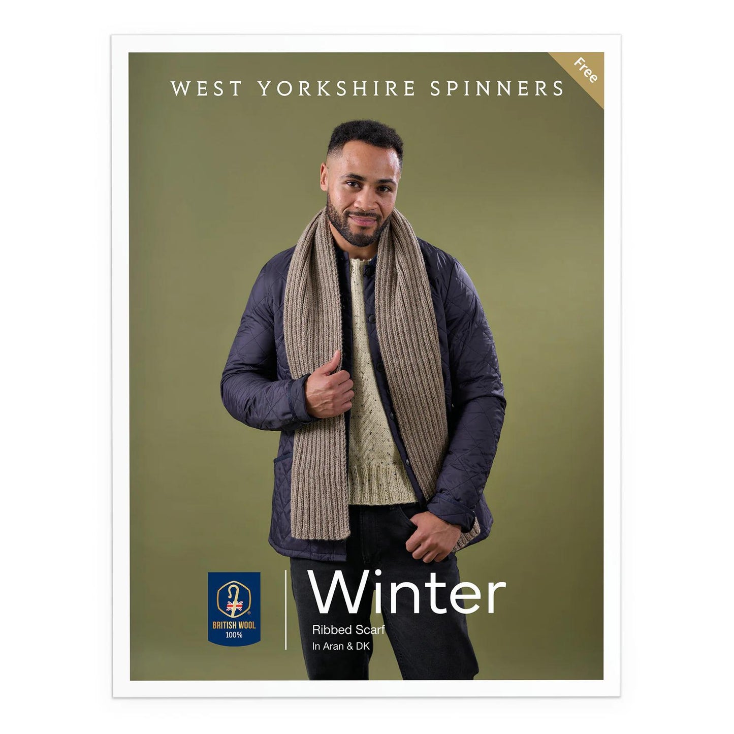 WYS, Winter Schal von Ribbed Scarf, digitale Strickanleitung