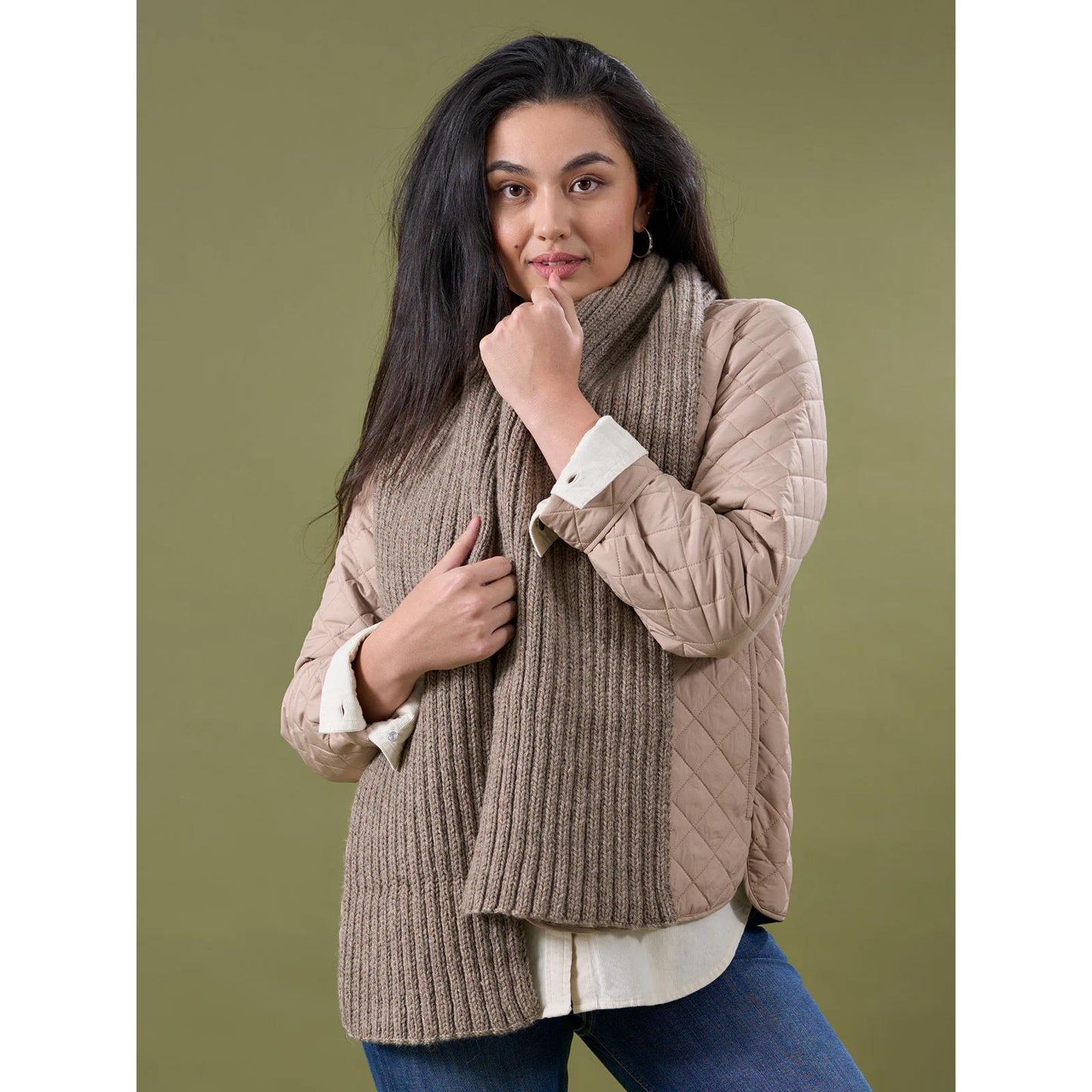 WYS, Winter Schal von Ribbed Scarf, digitale Strickanleitung