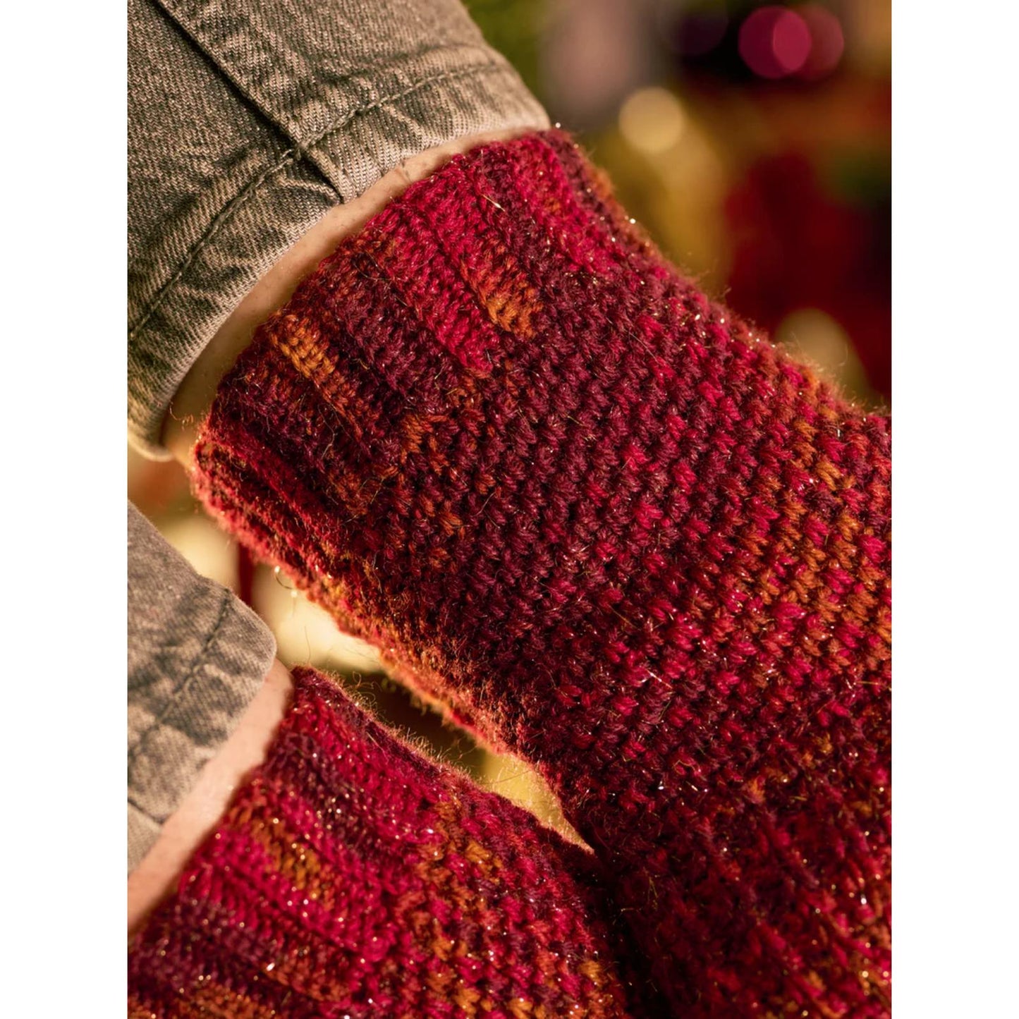 WYS, zimtfarbene Häkelsocken, digitale Häkelanleitung