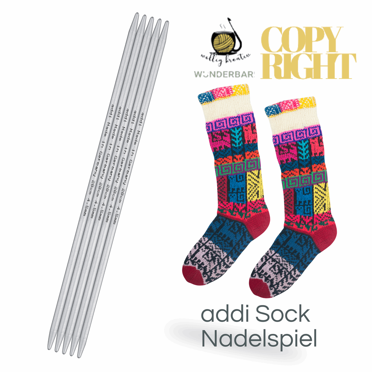 Addi-sock-sockennadeln