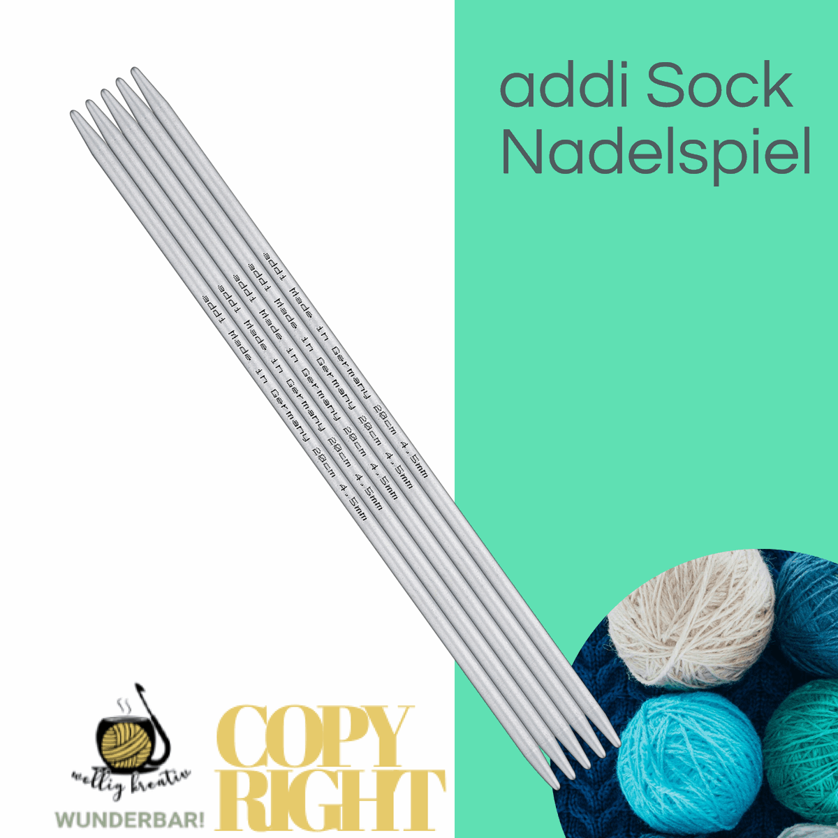 Addi-sock-sockennadeln