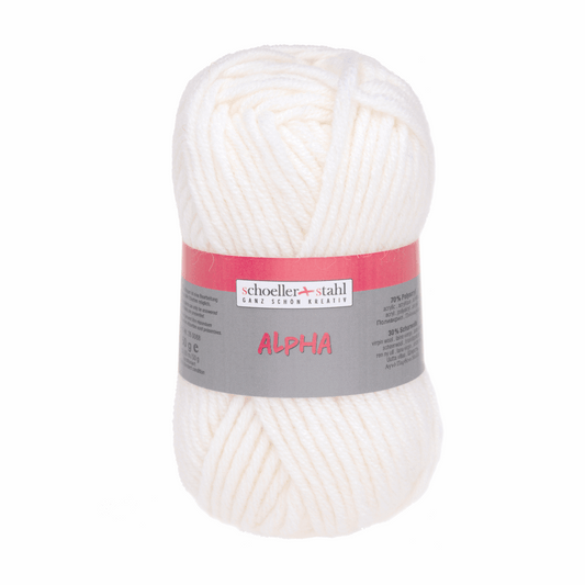 Alpha 50g, 90088, color 1, white