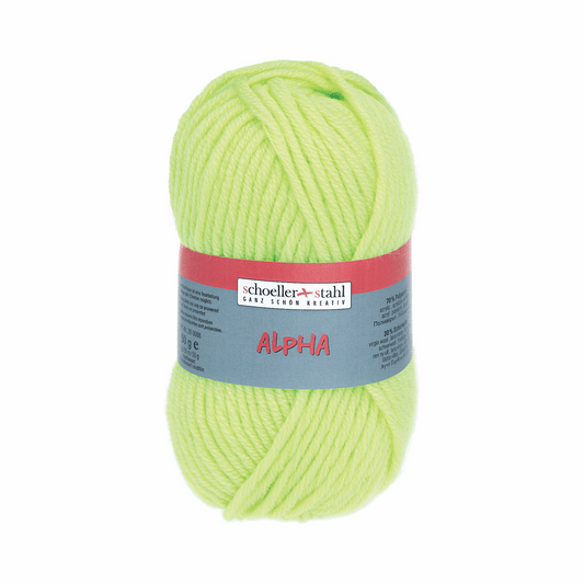 Alpha 50g, 90088, color 38, neon yellow