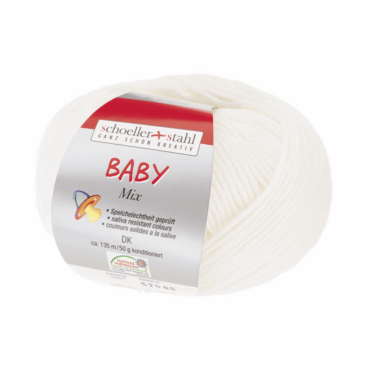 Baby mix 50g, 90166, color 1, white