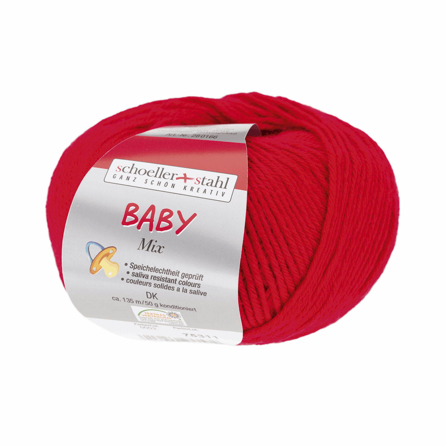 Baby mix 50g, 90166, Farbe 3, rot