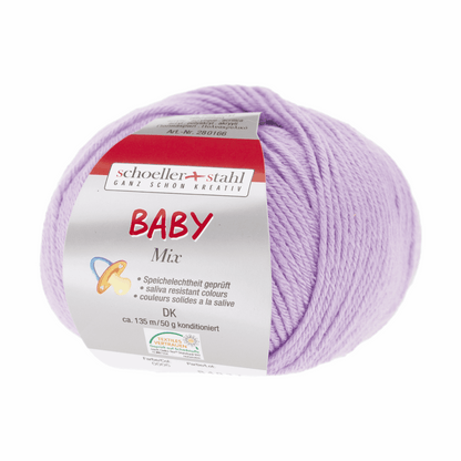 Baby mix 50g, 90166, color 6, lilac