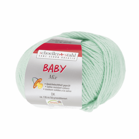 Baby mix 50g, 90166, color 8, mint