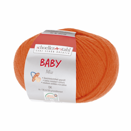 Baby mix 50g, 90166, Farbe 17, orange