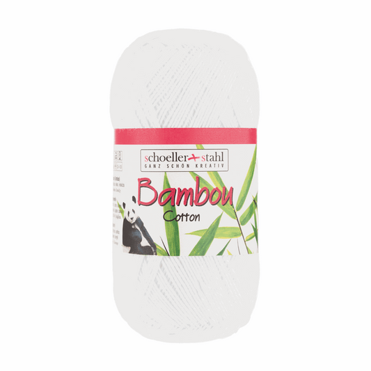 Bambou Cotton 100g, 90286, color 1, white