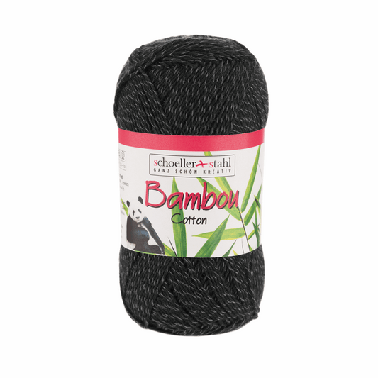 Bambou Cotton 100g, 90286, color 2, black
