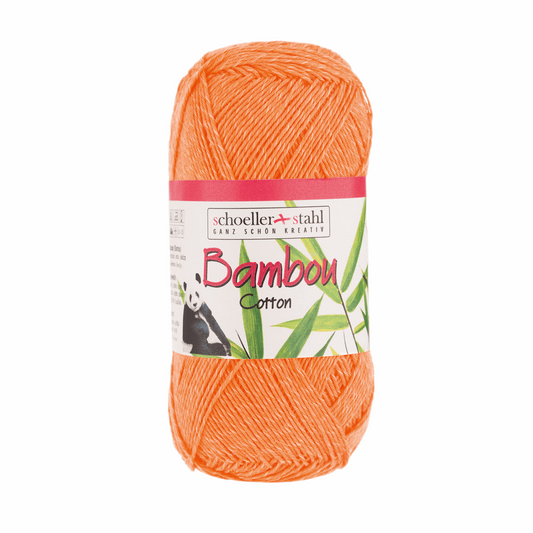 Bambou Cotton 100g, 90286, color 9, orange