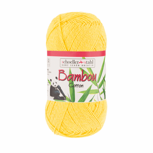 Bambou Cotton 100g, 90286, color 10, yellow