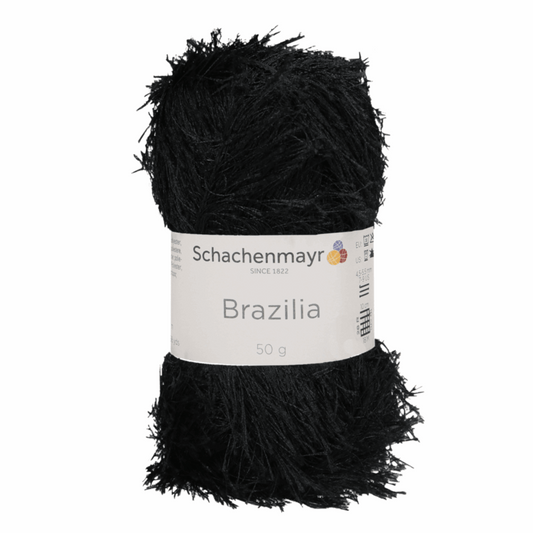 Brazilia uni 50g, 90321, Farbe 99, schwarz