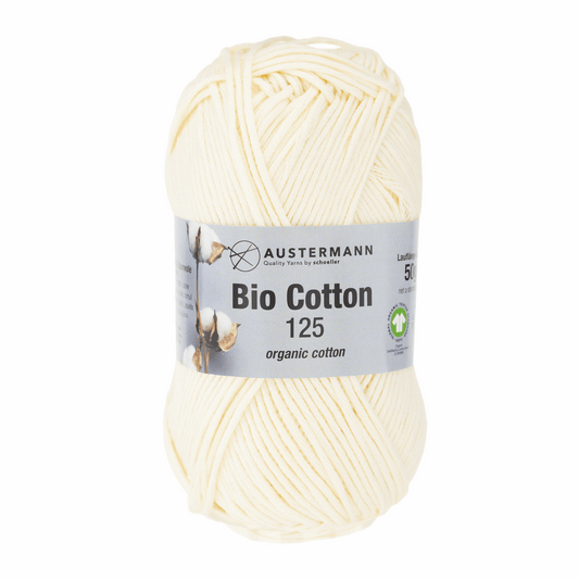 Gots bio Cotton 125 50g, 90345, Farbe 1, natur
