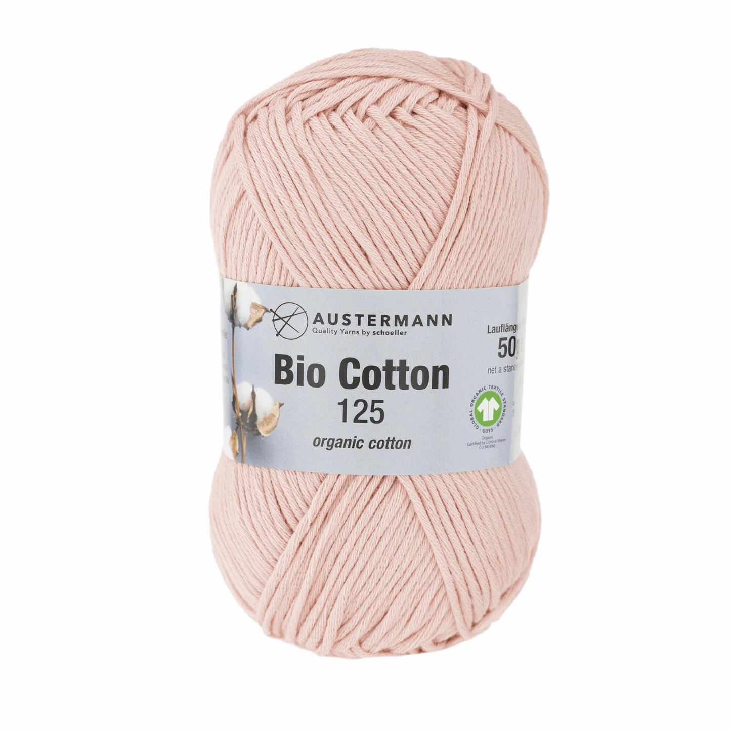Gots bio Cotton 125 50g, 90345, Farbe 6, puder
