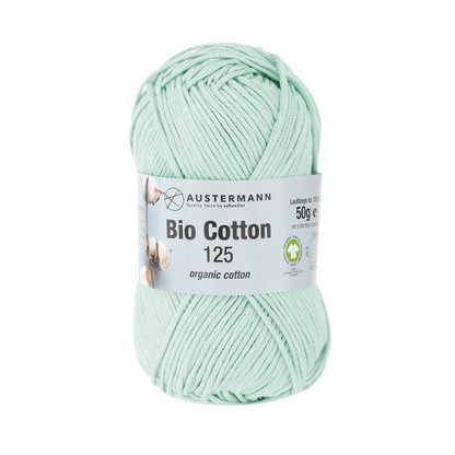 Gots organic Cotton 125 50g, 90345, color 8, mint