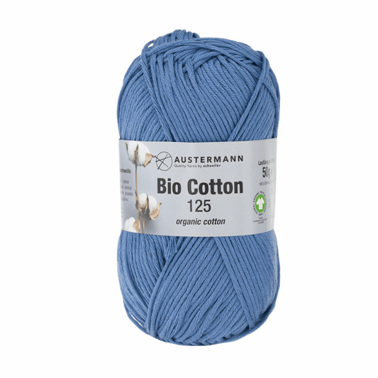 Gots organic Cotton 125 50g, 90345, color 13, blue