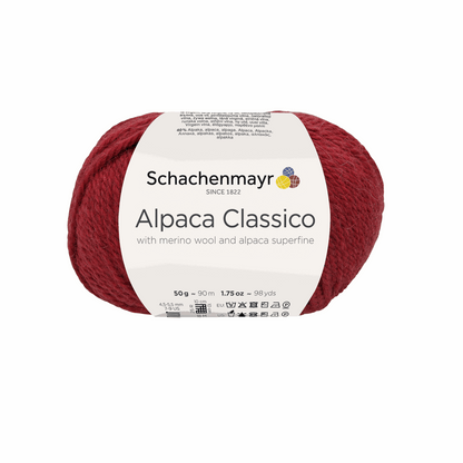 Alpaca classico 50g, 90369, Farbe 35, himbeer