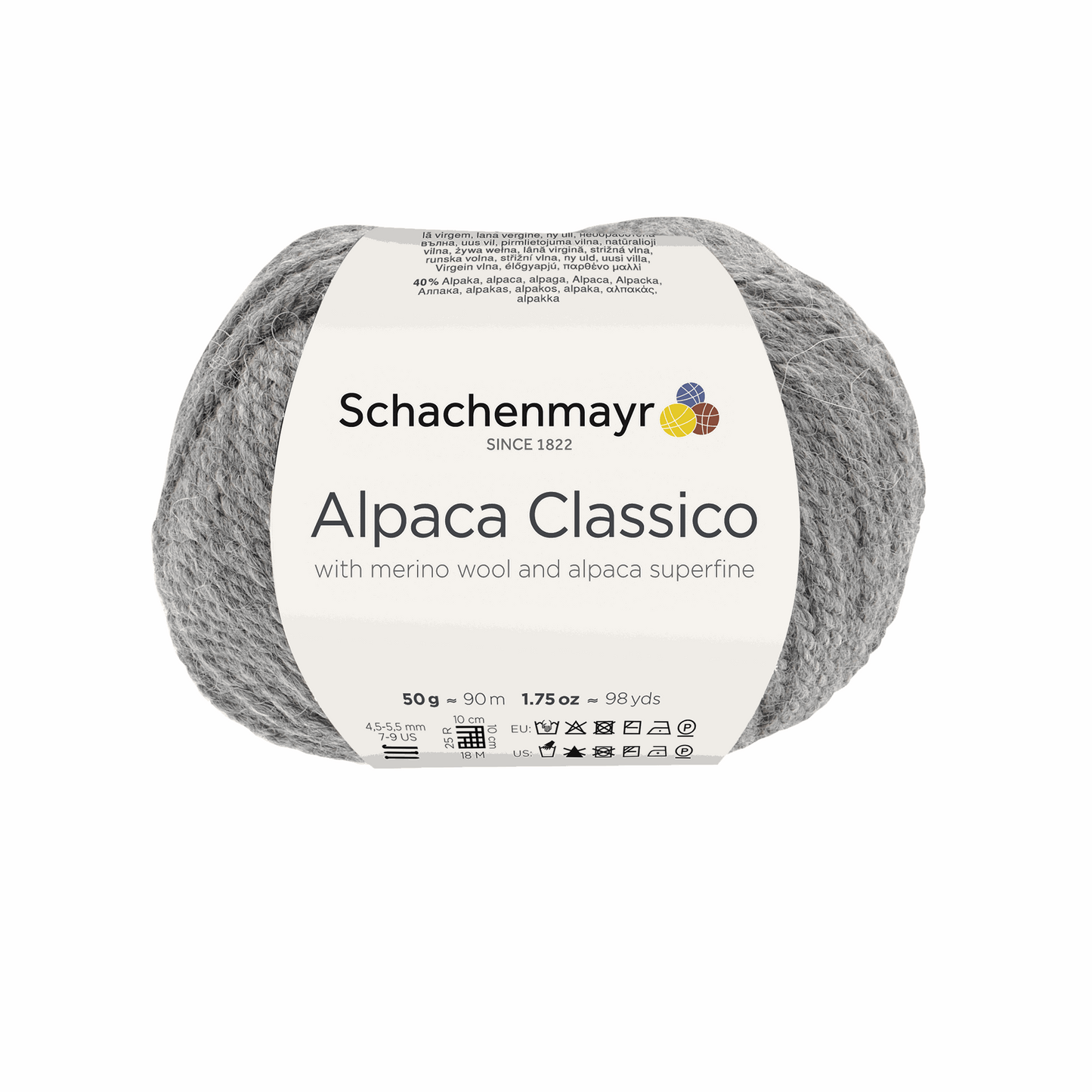 Alpaca classico 50g, 90369, Farbe 94, kiesel meliertan
