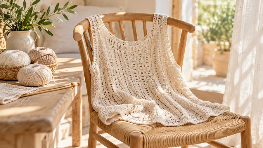 Sommerstricken: Leichtigkeit, Luftigkeit und Kreativität mit Sommerwolle