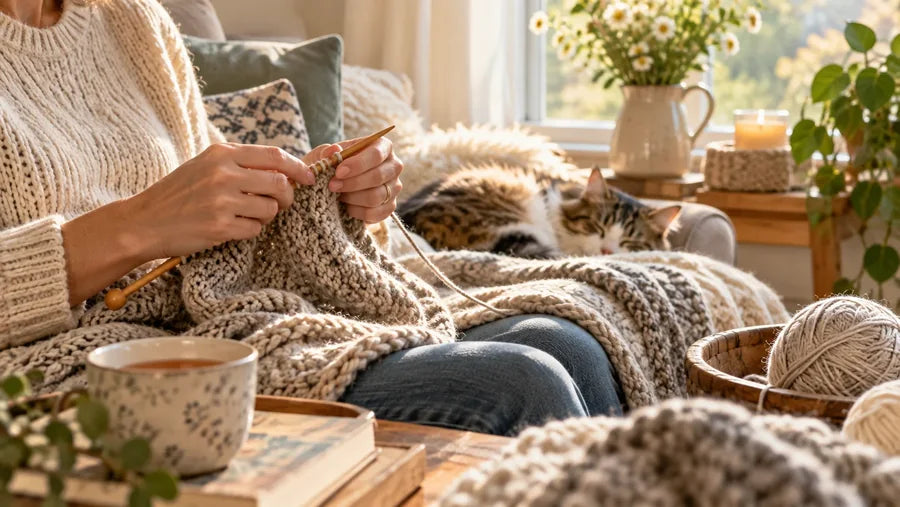 Warum Stricken und Häkeln gesund für Körper und Geist sind