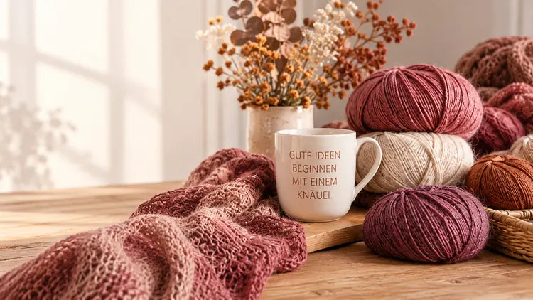 Garne und Strickprojekt für Herbst und Winter